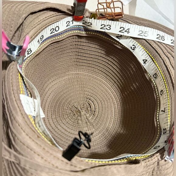 Swim Zip Taupe Canvas 4.5” brim Sun Protection Outdoor Performance Hat - Picture 16 of 16